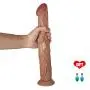 JDesto-Soft and Healthy Massager 12-inch Realistic Female Massager DEPUR (Color: Flesh)