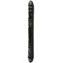 California Exotics Veined Double Dildo, Black, 18 Inches