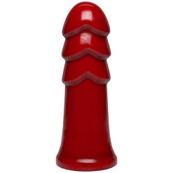 Doc Johnson American Bombshell - B-7 Warhead - Vac-U-Lock and F Machine Compatible Dildo or Butt Plug - Cherry Bomb Red