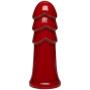 Doc Johnson American Bombshell - B-7 Warhead - Vac-U-Lock and F Machine Compatible Dildo or Butt Plug - Cherry Bomb Red