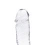 LLFX Soft and Flexible Realistic Realistic Pěnis Massagě Wànd Womenss 9.44inch-Crystal Transparent