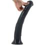 FAAK Realistic Horse Dildo 17inch Huge Thick Animal Black Dildo Anal Plug for Man Sex Toys for Women (Black)