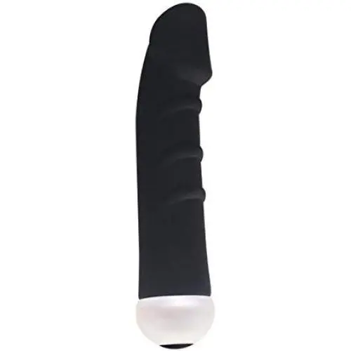 Upgraded Safe Silicone Female Mini Pocket Vibrating Penis - 7 Frequency Silent Bullet Dildo G-Spot Vibrator (Black)