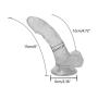Strǎp ǒn fǒr Pěǒplě, Beginners Advanced With Powerful Sucker Ultra-Soft Private Packaging Soft Massaging With Suction Cup 100% Secret Packing PVC+ Artificial Leather Pants Blue (L:6inch, W: 1.37inch)