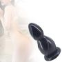 Sexbaby Huge 11.6 * 4.7" Anal Beads,Extra Large Butt Plug, Big Adult Sex Products for Men and Women (Black)