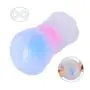 Male Masturbator Realistic Pocket Pussy Masturbation 3D Textured Real Vagina Masturbators with 2 Built in Cock Rings Clear Adult Sex Toys for Men