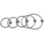 W-HELLO Stainless Steel Massager Ring Erection Enlarger Enhancer Rings Toy for Men