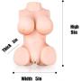 Lifelike Sex Doll Female Silicone Entity Torso Sex Toy for Male Masturbator Realistic Man Adult Love Toy with Heating Rod and Lube Men Women Couples Best Gifts for Halloween