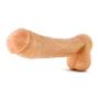 13" Extra Long Thick Realistic Dildo - Monster Cock and Balls Dildo - Sex Toy for Women - Sex Toy for Adults (Beige)