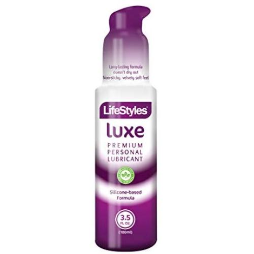 Lifestyles Luxe Silicone Personal Lubricant, 3.5 Ounce (Pack of 2)