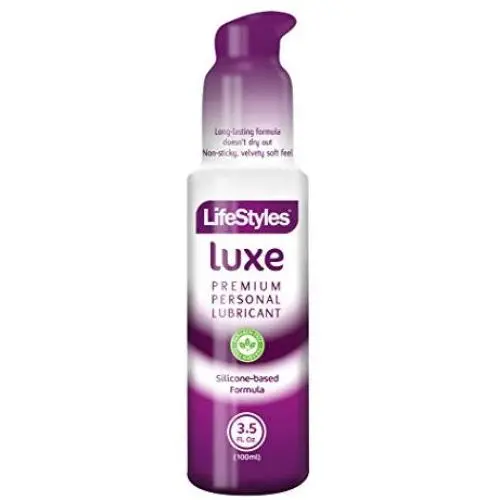 Lifestyles Luxe Silicone Personal Lubricant, 3.5 Ounce (Pack of 2) Lifestyles Luxe Silicone Personal Lubricant, 3.5 Ounce (Pack of 2)