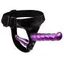 Female Wearable Leather Adjustable Strap on Double Massager, Relax Toy for Him and Her