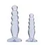 Doc Johnson Crystal Jellies - Anal Delight Trainer Kit - Small-Large - Suction Cup Base - Clear Doc Johnson Crystal Jellies - Anal Delight Trainer Kit - Small-Large - Suction Cup Base - Clear