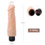 PGtoy Realistic Ánal Dǐldo Multi-Speed Vǐbration Bendable Shaft Soft Silicone for G-spot Ánal Prostate Stimulation Portable Toy Kit, Women Waterproof Vǐbrating Dǐldo for Beginner Advance Battery 2 AA