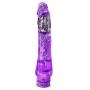 9" Soft Realistic Long Vibrating Dildo - Multi Speed Flexible Vibrator - Waterproof - Sex Toy for Adults - Purple