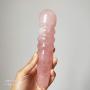 lgw crystal Natural Quartz Massage Wand.Rose Quartz Massage Wand. Obsidian Massage Wand (Rose Quartz)