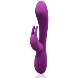 ASCL New Upgrade Medical Grade Liquid Silicone Rabbit Wand Massager, Waterproof, USB Rechargeable and Whisper Quite Adult Toys with 10 Frequency, Real Relaxation for Woman Men and Couples (Purple)