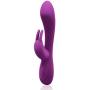 ASCL New Upgrade Medical Grade Liquid Silicone Rabbit Wand Massager, Waterproof, USB Rechargeable and Whisper Quite Adult Toys with 10 Frequency, Real Relaxation for Woman Men and Couples (Purple)