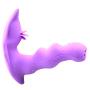 kanersty Wireless Remote Control Invisible Wearable Snake Licking USB Rechargeable Toy for Women Couples