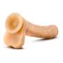 13" Extra Long Thick Realistic Dildo - Monster Cock and Balls Dildo - Sex Toy for Women - Sex Toy for Adults (Beige)