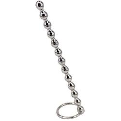 Eastern Delights Elite 5.87 Inch Stainless Solid Urethral Sounding Penis Plug, 8.8mm Bead