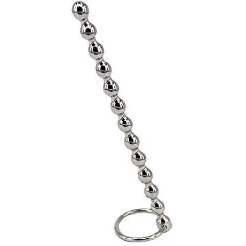 Eastern Delights Elite 5.87 Inch Stainless Solid Urethral Sounding Penis Plug, 8.8mm Bead Eastern Delights Elite 5.87 Inch Stainless Solid Urethral Sounding Penis Plug, 8.8mm Bead