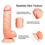 HYLHYL5-F Rěàlìstìc Dìck, 9 inch Portable Couple Huge Tool Huge Big Strap On Flexible Silicone Stick | Diameter 5.5cm/2.77iches