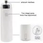 Pinkiou Rechargeable Portable Makeup Airbrush Kit with Mini Air Compressor Big Capacity Ink Cup Spray Pen for Tattoo Nail Art Face Paint Cake Deraction Coloring(Large Capacity, 18-0137)
