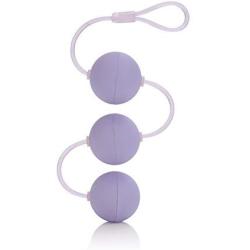 CalExotics First Time Triple Lover Balls - Duotone Ben Wa Kegel Weights - Pelvic Floor Exercise - Adult Sex Toys - Purple