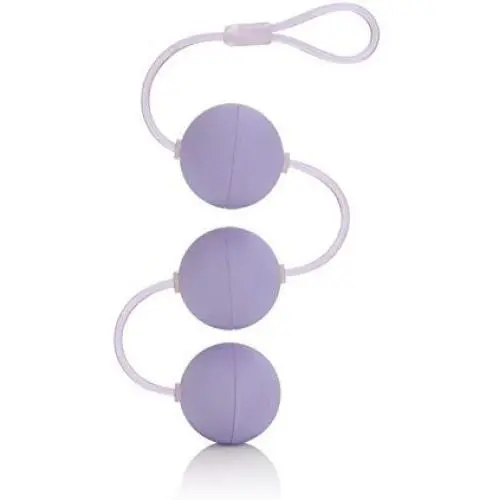 CalExotics First Time Triple Lover Balls - Duotone Ben Wa Kegel Weights - Pelvic Floor Exercise - Adult Sex Toys - Purple CalExotics First Time Triple Lover Balls - Duotone Ben Wa Kegel Weights - Pelvic Floor Exercise - Adult Sex Toys - Purple