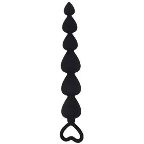 10 Beads Blockage with Pull Ring Easy to Thrust and Twist Silicone Flexible Blockage Interesting Games,Black (NO.1) 10 Beads Blockage with Pull Ring Easy to Thrust and Twist Silicone Flexible Blockage Interesting Games,Black (NO.1)