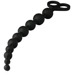 Sexbaby Anal Chain with 10 Balls, Anal Plug with Anal Beads for Men and Women