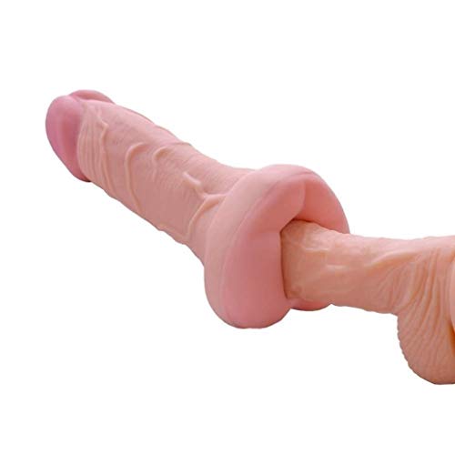 Risareyi T-Shirt 3D Realistic peniš Toy for Men Dîd`lɔ Handheld Massage Wand Extender Enhancement Device Six Toys