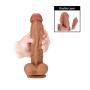 AKSQA 8 inch Double Layer Realistic Díldɔ Relax Massage Wand Toy for Women Gifts