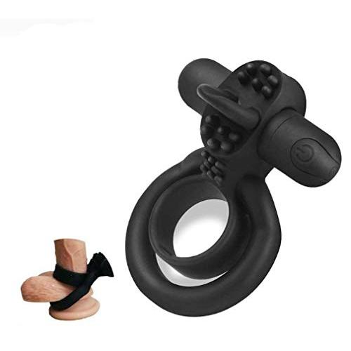 10 Speeds Rechargeable Silicone Cóck Ring Super Stretchy PēǹíŠ Ring Delay Ring Toys for Men