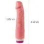 Romi 8" Soft Realistic Vibrating Dildo Penis - Multi Speed Vibrator - Sex Toy for Female