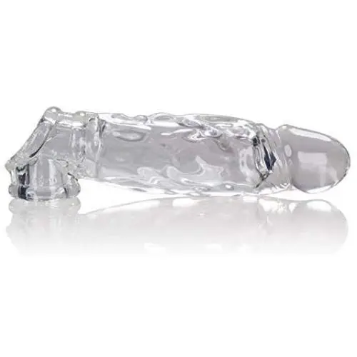Butch Cocksheath with Adjustable Fit Clear Butch Cocksheath with Adjustable Fit Clear