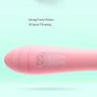 Magnetic Charging Port Waterproof Pleasure Soft USB Cable Rechargeable Wireless Cordless Quiet 10 Speed Víbràtòr Dual Function Motor Wand Scalp Stick (Pink)