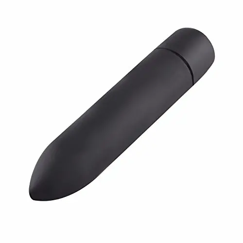Mini Bullet Vibrator 10-Speed Vibration Black Waterproof Discrete Size 92mm Portable Stimulator Body Massager Mini Bullet Vibrator 10-Speed Vibration Black Waterproof Discrete Size 92mm Portable Stimulator Body Massager