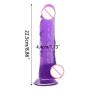 CONtenct Realistic Big Dillo with Section Cup Veginal G-Spotter Anul Play Flexible Panis Adult Six Toy for Women Men