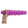 Lfcmf 11.02 Inch Extra Long Big Handsfree Personal Relax Massager PVC Toys with Handsfree Suction Cup Box Package (Color : Purple)