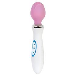 Evolved Novelties Luminous Love Bud Rose Rechargeable Vibrator, Pink, 8.5 Inch