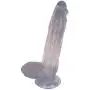 12in Women Double Pleasure Suction Massager - Hand Free Play - Electric Toy for Women (Color : Clear)