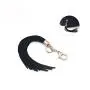 Scarlet Kitten Inflatable Dildo Gag Leather and Silicone for Women Men, Black