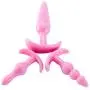 KM80-6 Piece Set Small and Cute Silicone Anale Plugs Massager Suitable for Male&Fmale and Couples Lover (Pink) KM80-6 Piece Set Small and Cute Silicone Anale Plugs Massager Suitable for Male&Fmale and Couples Lover (Pink)