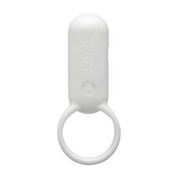 TENGA Smart Vibe Vibrating Penis Ring for Men Women and Couples Thrilling Masturbation, Rechargeable Dual Partner Stimulating Vibrator, TSV-002 Pearl White