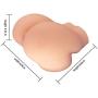 Rzoeox Realistic TPE 3D Male Masturbator Tight Vagina and Anal Extremely Soft Ass Adult Sex Toy for Men (8.66 x 8.66 x 4.3in，5.5lb)