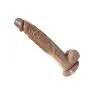 HYLHYL5-F Realistic Dick, Woman Environmental Protection Big Head Health Bendable Suction Cup Base Brown PVC Material (29cm/11.4in) HYLHYL5-F Realistic Dick, Woman Environmental Protection Big Head Health Bendable Suction Cup Base Brown PVC Material (29cm/11.4in)