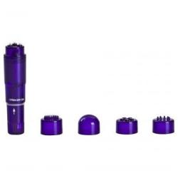 Holiday Gift Set Of Pleasure Kit Purple Rocket and Lubricant And a Mini-Mite Waterproof Massager -Purple