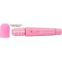 Pure Love 9” Silicone Vibrating Wand and Personal Massager, Pink Color, Adult Sex Toy, Body Massager